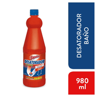 Desatorador de Cañerías Sapolio Baño 980ml  (oferta)