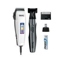 Combo cortadora de cabello color code kit 17 + recortadora quickstyle 3 cabezales wahl