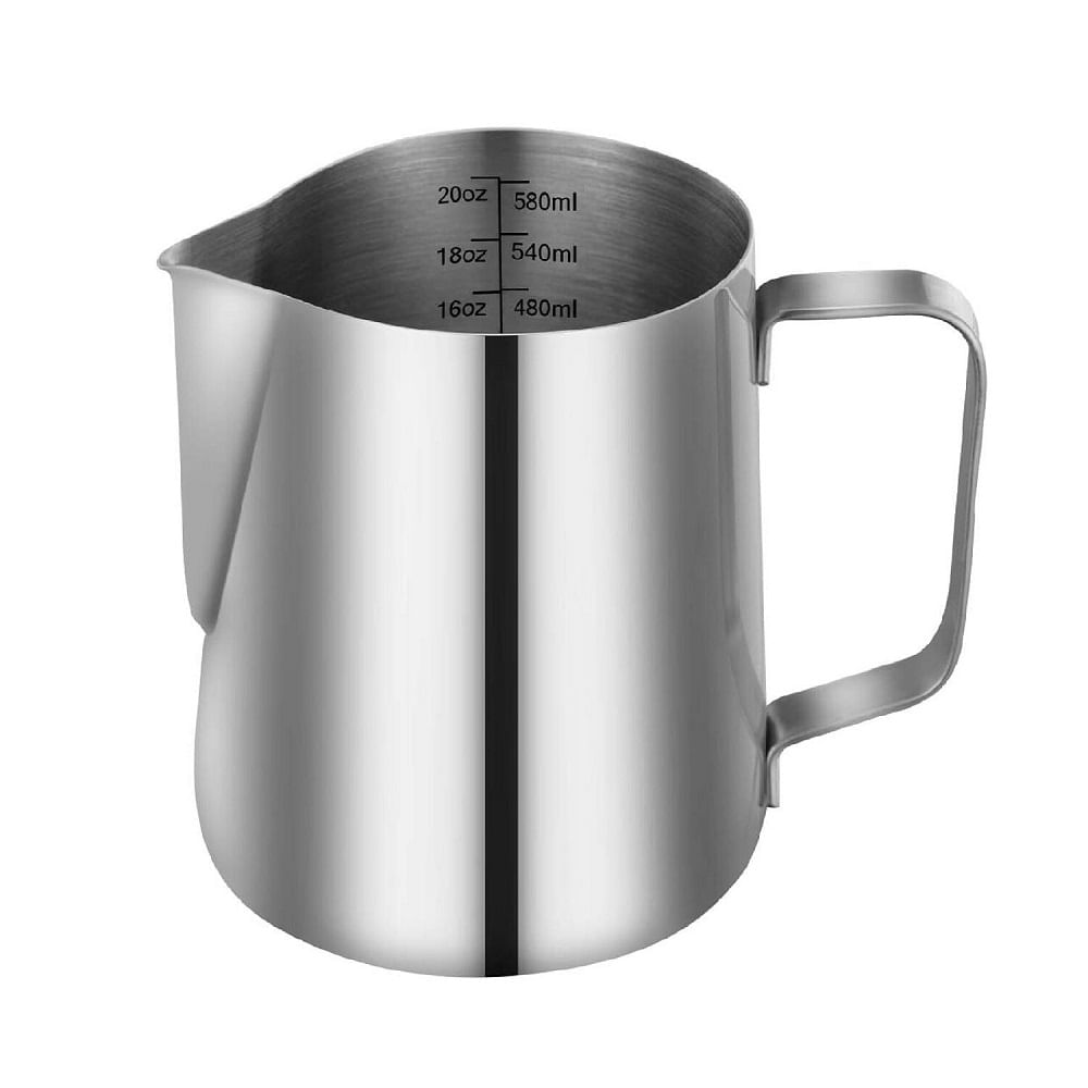 Jarra Barista 600 ml Acero Inoxidable Pulido Latte Art