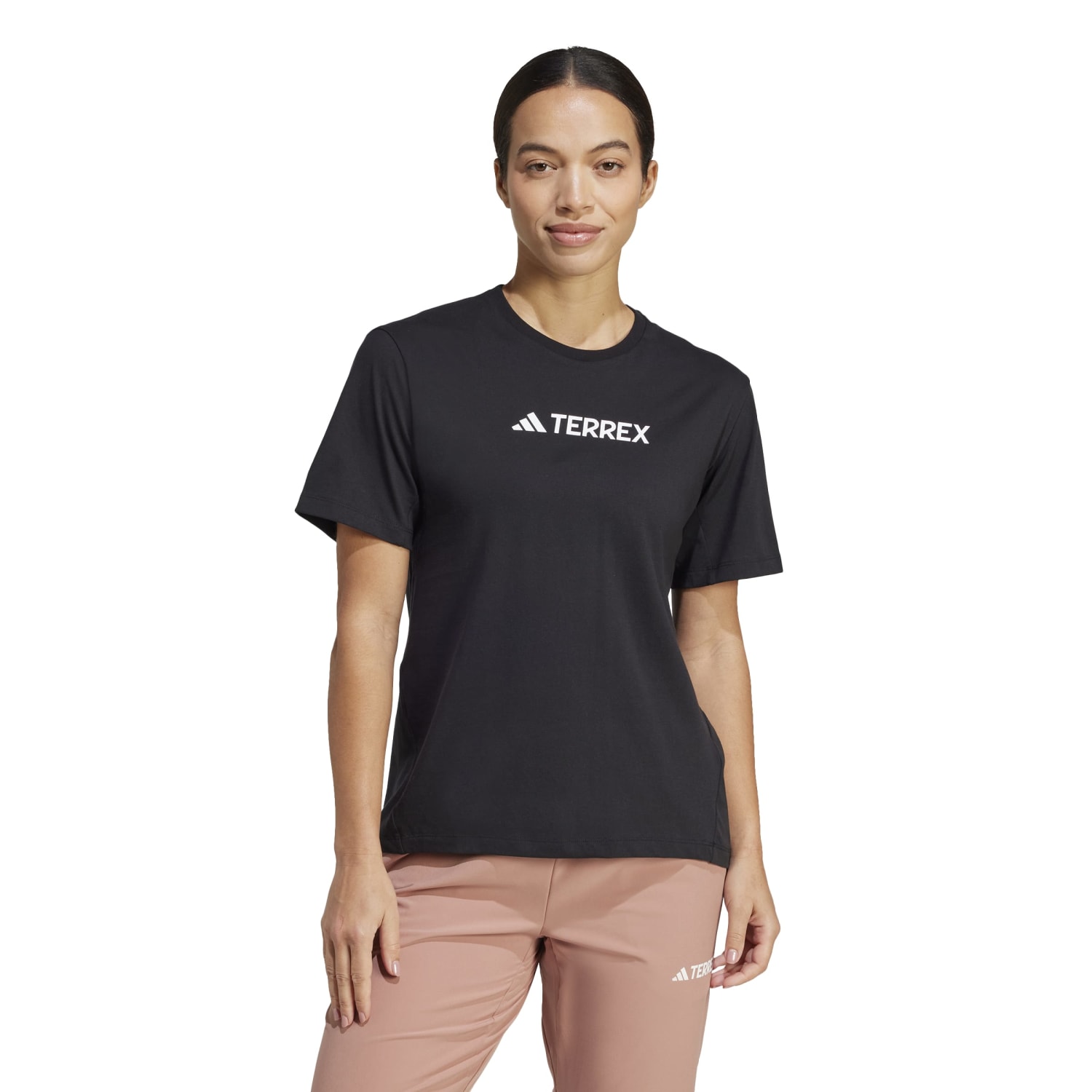 Polo Deportivo Adidas Mujer Terrex Jf9131 Negro