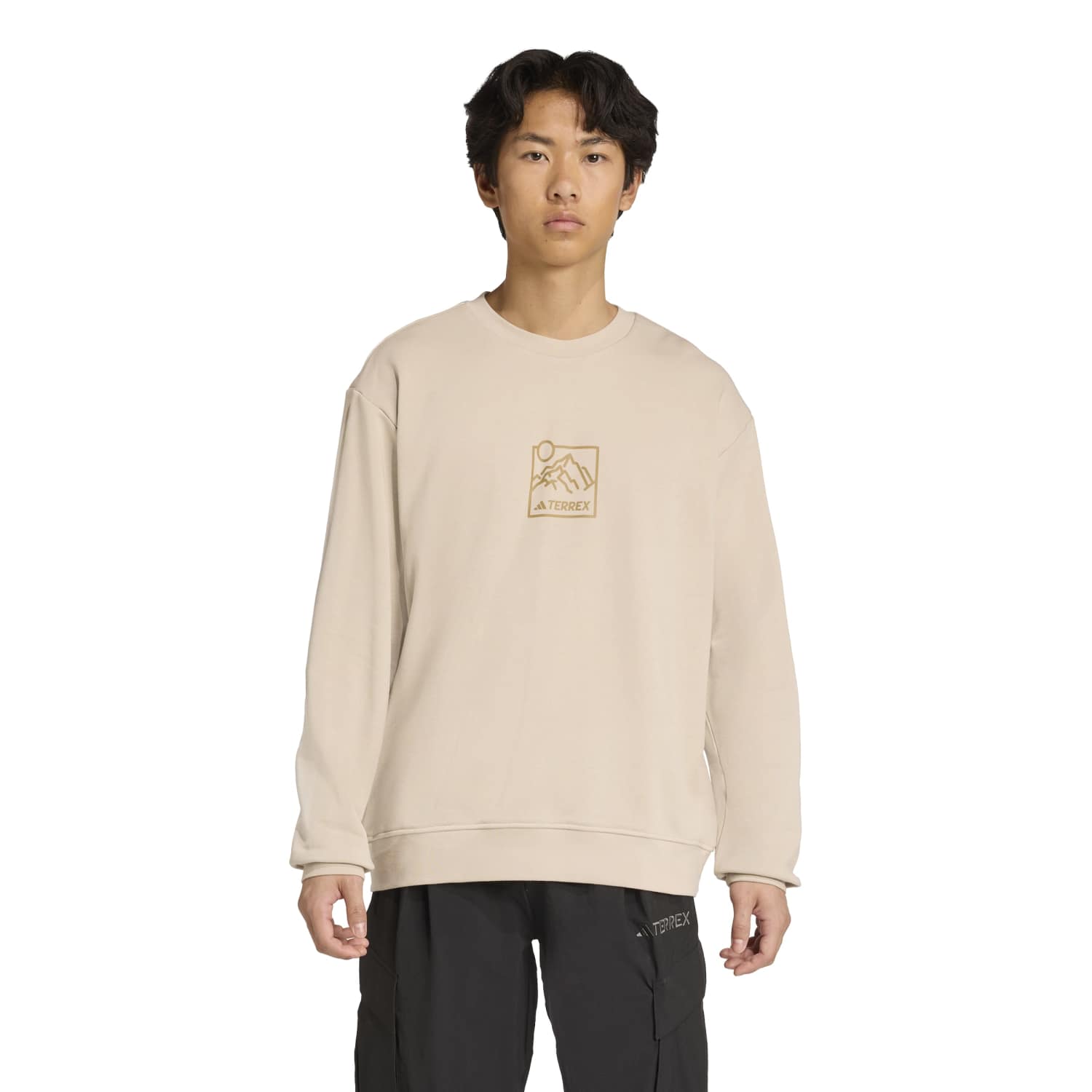 Polera Deportiva Adidas Hombre Terrex Jx3855 Beige