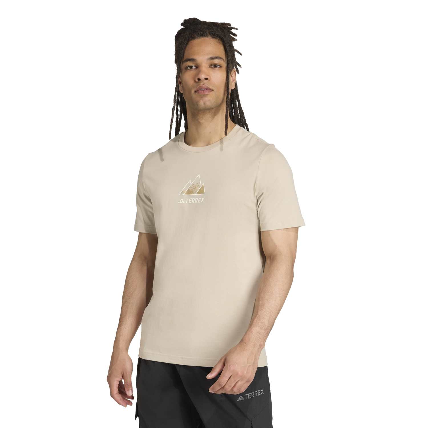 Polo Deportivo Adidas Hombre Terrex Jm6388 Beige
