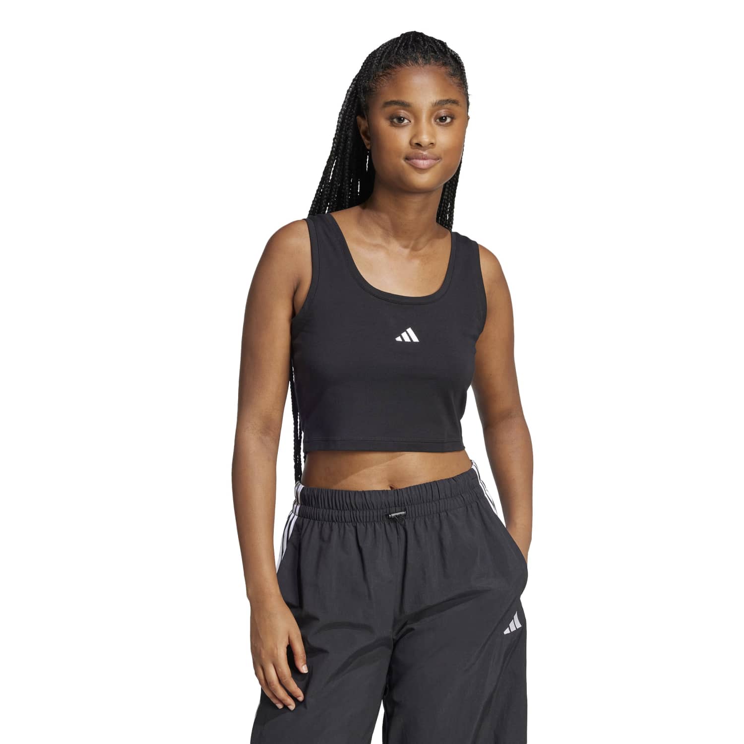 Polo Deportivo Adidas Mujer Essentials Small Logo Je1321 Negro