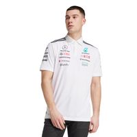 Polo Deportivo Adidas Hombre Mercedes Petronas F11 Jw0586 Blanco
