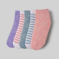 Medias Para Niña Circus Pack5 Tobilleras T1