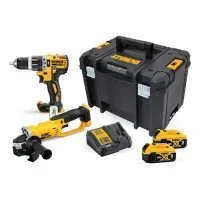 Taladro Percutor 1/2"" DCD796 + Esmeril Angular 4 1/2"" DCG412 20V Dewalt - DCK209P2T-B2