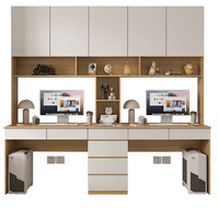Mueble de Estudio de Melamina 240cm