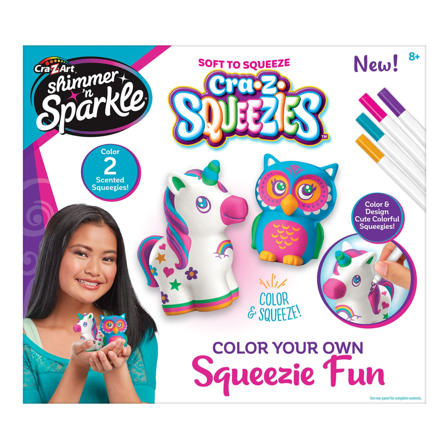 Masas Para Pintar Crazart Shimmer N' Sparkle Squeezie Small