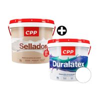 COMBO CPP: 2 Pinturas Duralatex Blanco 1 galón + Sellador 1 galón