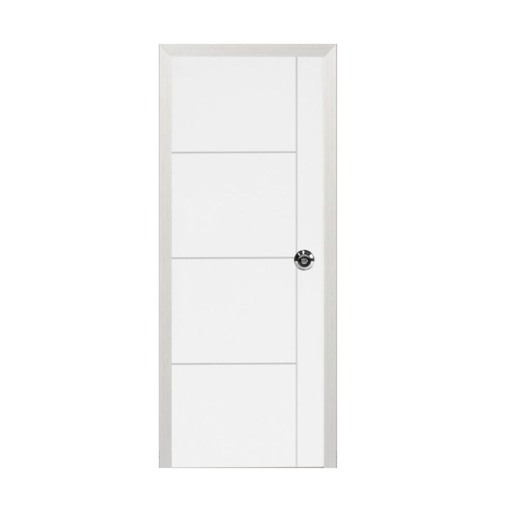 Combo Puerta Venti Hdf 90 + Marco + 3 Bisagras + Kit de instalación Ares