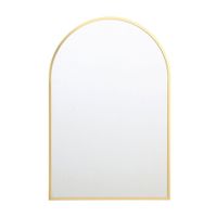 Espejo de baño Arco con Borde Dorado 40x60cm Orange