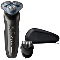 AFEITADORA ELECTRICA PARA PIEL SENSIBLE PHILIPS CON BARBERO Y ESTUCHE