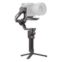 Estabilizador DJI RS 4 Pro brazos de fibra de carbono, carga máx  4.5Kg, enfoque 20m, torque potente, compatible con cámaras cine y sin espejo, negro