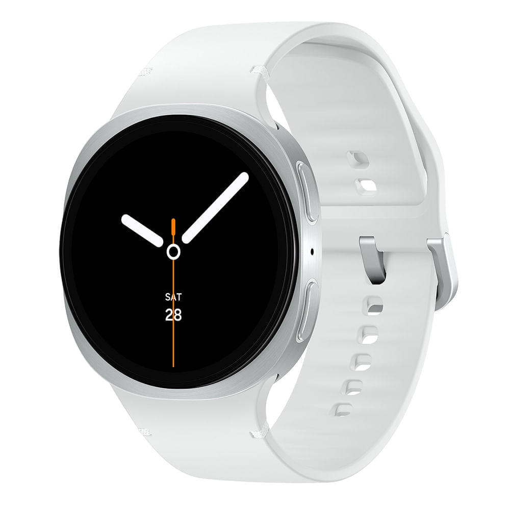 Smartwatch Samsung Galaxy Watch8 Large, pantalla 1.5"" Super AMOLED, certificación 5ATM/IP68, batería hasta 30 horas, plateado