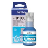 Botella de tinta Cian BTD100C rinde hasta 5000 páginas