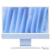 iMac Apple 24"" M4 16GB, 256GB SSD, pantalla 4.5K Retina, cámara integrada, Wi-Fi, macOS, accesorios incluidos, azul +  teclado y mouse Magic