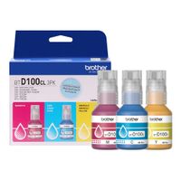 Pack de tintas de colores  BTD100CL3PK rinde hasta 5000 páginas c/u