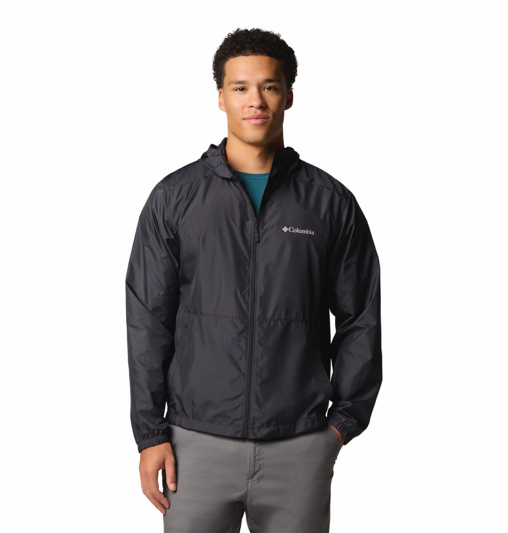 Casaca Para Hombre Cortaviento Discovery Loop™ Negra Vestuario