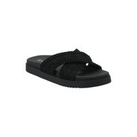Sandalia Para Mujer Textil Brina Negro Hush Puppies