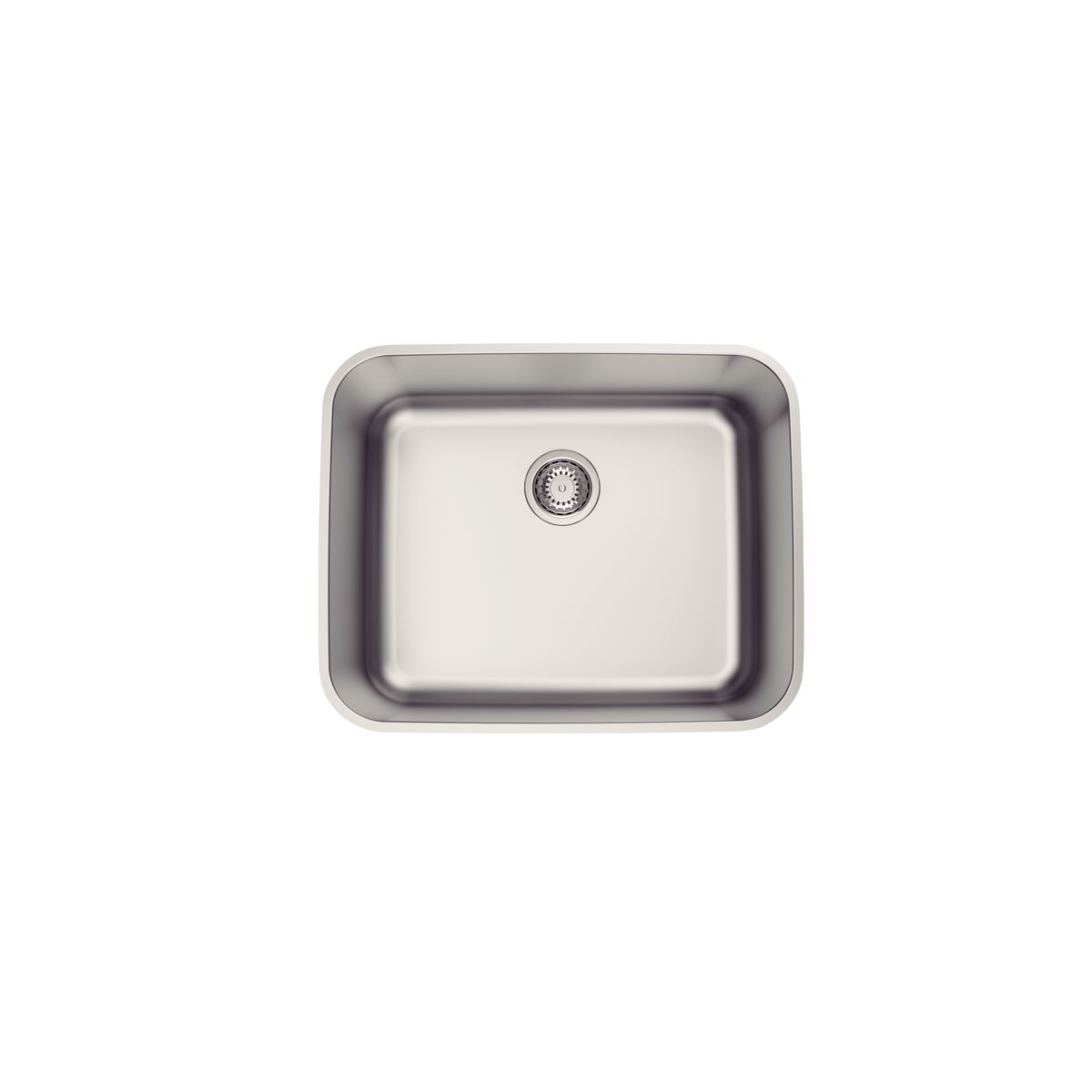 Lavadero Tramontina Dora 50 BL R6 de Acero Inoxidable Cepillado con Válvula 50 x 40 cm