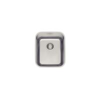 Lavadero Tramontina Dora 34 BL R6 de Acero Inoxidable Cepillado con Válvula 34x40 cm