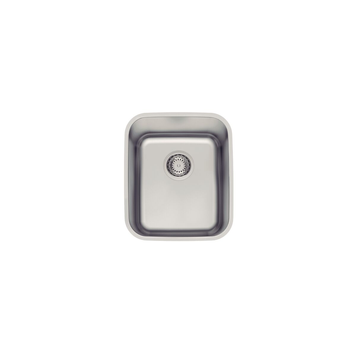 Lavadero Tramontina Dora 34 BL R6 de Acero Inoxidable Cepillado con Válvula 34x40 cm