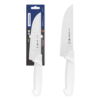 Cuchillo Carnicero Tramontina Profesional con Lámina en Acero Inoxidable y Mango de Polipropileno Blanco 7""