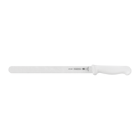 Cuchillo para Fiambres Tramontina Profesional con Lámina en Acero Inoxidable y Mango de Polipropileno Blanco 12""