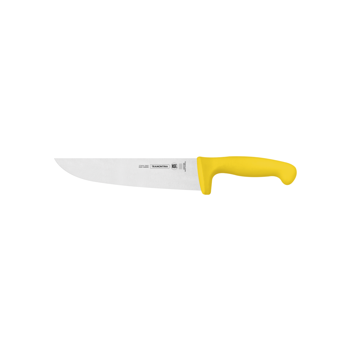 Cuchillo para Carne Tramontina Profesional con Lámina en Acero Inoxidable y Mango en Polipropileno Amarillo 8""