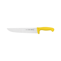 Cuchillo para Carne Tramontina Profesional con Lámina en Acero Inoxidable y Mango en Polipropileno Amarillo 10""
