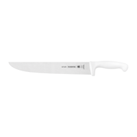 Cuchillo para Carne Tramontina Profesional con Lámina en Acero Inoxidable y Mango en Polipropileno Blanco 12""