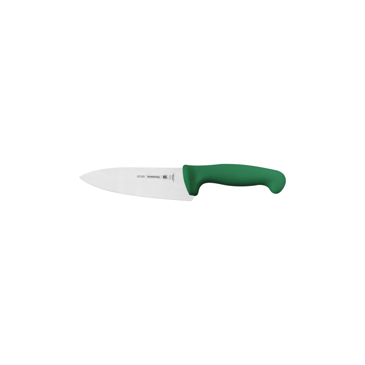 Cuchillo para Carne Tramontina Profesional con Lámina en Acero Inoxidable y Mango de Polipropileno Verde 6""
