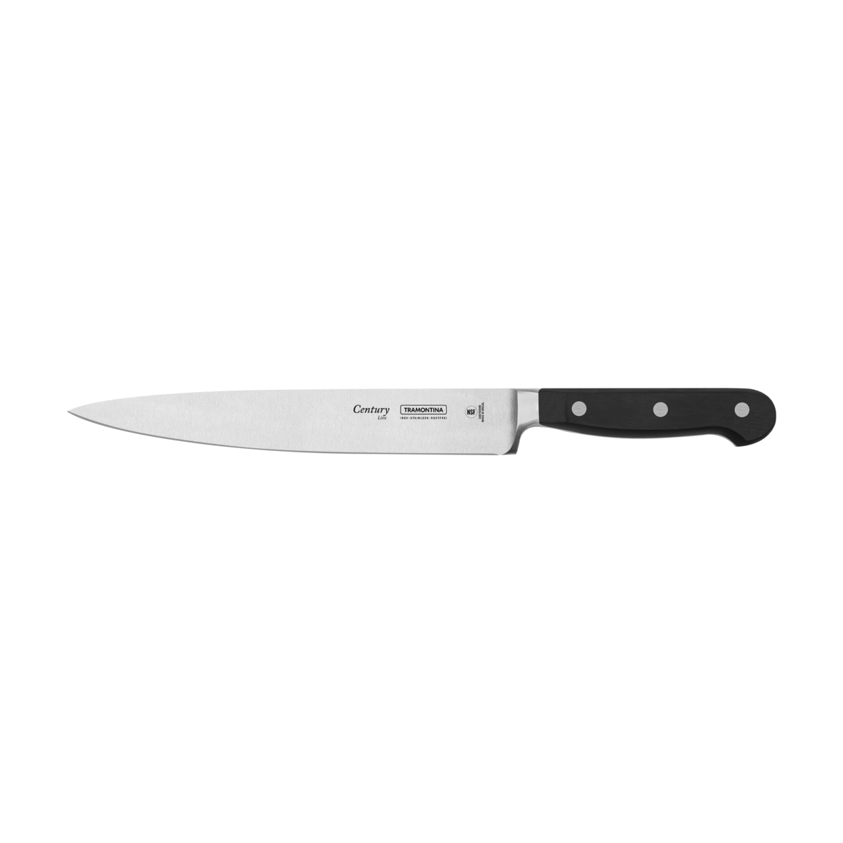 Cuchillo Utility Tramontina Century con Lámina de Acero Inoxidable y Mango de Policarbonato y Fibra de Vidrio, 8""