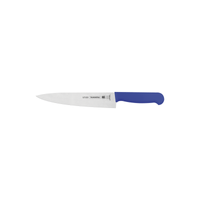 Cuchillo para Carne Tramontina Profissional con Lámina en Acero Inoxidable y Mango de Polipropileno Azul con Protección Antimicrobiana 8""