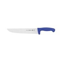 Cuchillo para Carne 10"" Tramontina Profesional con Lámina de Acero Inoxidable y Mango de Polipropileno Azul