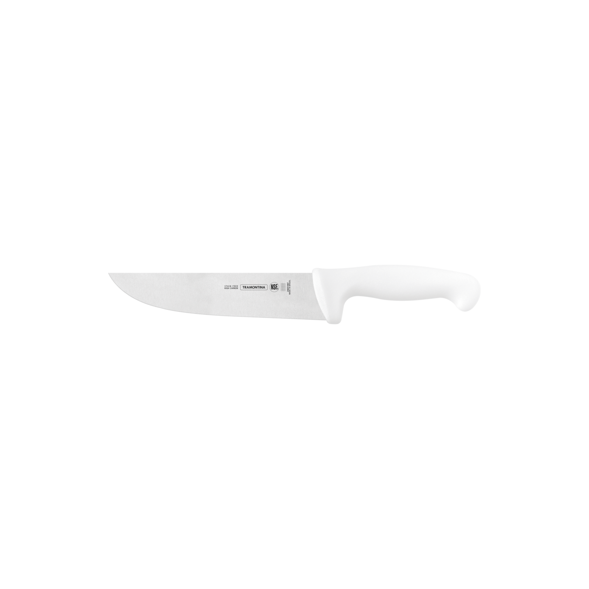Cuchillo para Carne Tramontina Profesional con Lámina en Acero Inoxidable y Mango en Polipropileno Blanco 7""