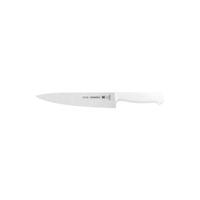 Cuchillo para Carne Tramontina Profissional con Lámina en Acero Inoxidable y Mango de Polipropileno Blanco con Protección Antimicrobiana 8""