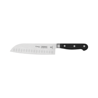 Cuchillo Santoku Tramontina Century con lámina de acero inoxidable y mango de policarbonato y fibra de vidrio, 7""