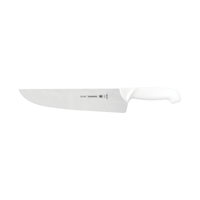 Cuchillo Carnicero Tramontina Profesional con Lámina de Acero Inoxidable y Mango de Polipropileno Blanco 12""