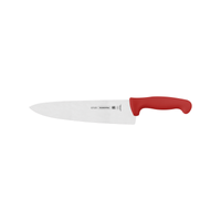 Cuchillo para Carne 10"" Tramontina Profesional con Lámina en Acero Inoxidable y Mango en Polipropileno Rojo