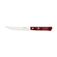 Docena de Cuchillos para Asado Tramontina con Lámina de Acero Inoxidable y Mango de Madera Tratada Polywood Rojo 5""