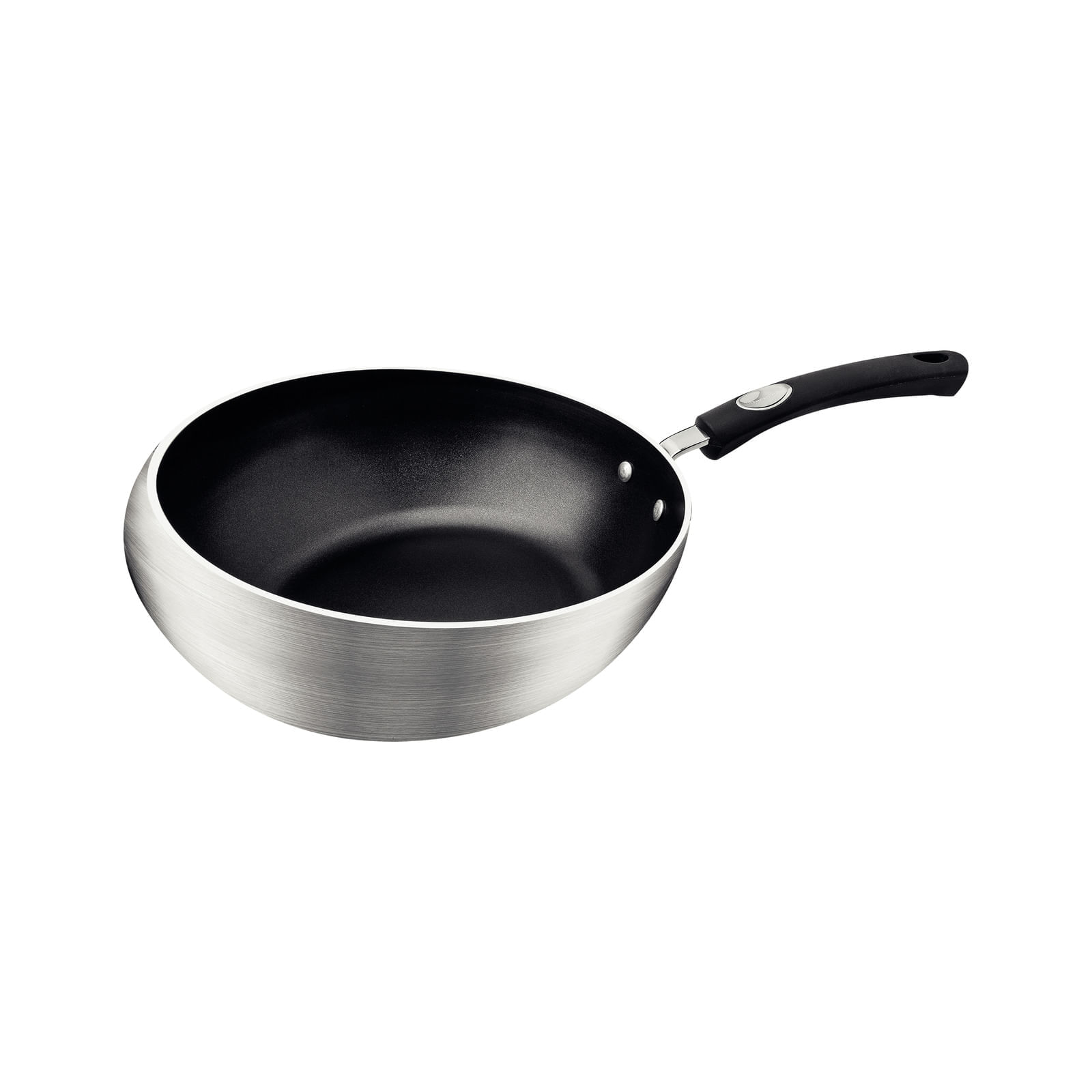 Sartén Tramontina Profesional para Saltear Aluminio con Revestimiento Interno con Antiadherente Starflon Premium y Acabado Externo Lijado 28 cm 3,3 L