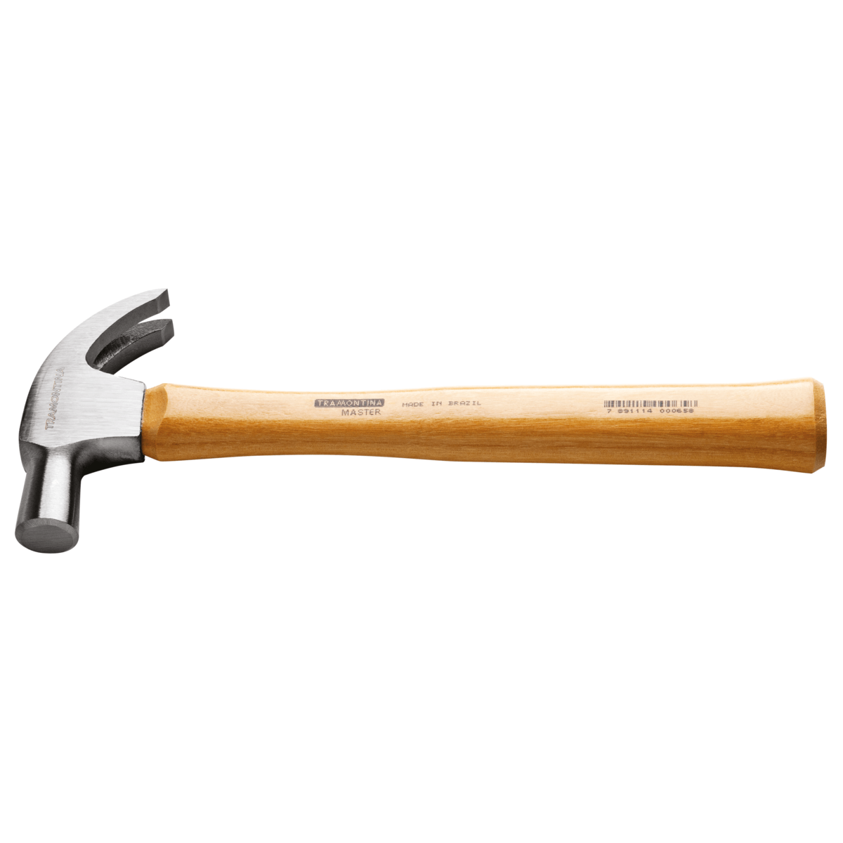 Martillo de Uña Mango de Madera 29 mm Pulido Tramontina MASTER