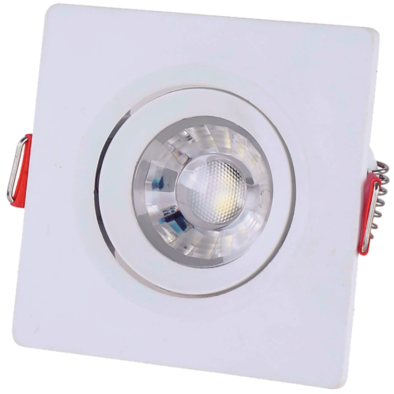 Spot LED Tramontina cuadrado 7 W 3000 K luz amarillo