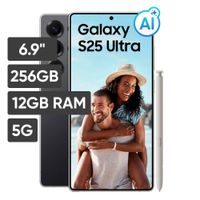 Smartphone GALAXY S25 Ultra 6.9"" 12GB 256GB 200MP + 50MP + 50MP + 10MP Titanium Black