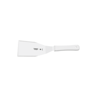 Espátula para Hamburguesas Tramontina Profesional con Lámina en Acero Inoxidable y Mango de Polipropileno Blanco 6x3""