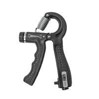 HAND GRIPS EJERCITADOR DE MANOS CON CONTADOR AJUSTABLE 60KG 1PZA NEGRO