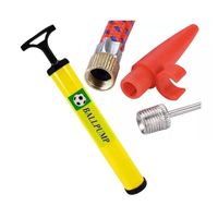 INFLADOR BOMBA DE MANO 28CM BALLPUMP AMARILLO