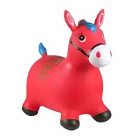 CABALLO SALTARIN INFLABLE PARA NIÑOS Y NIÑAS ROJO