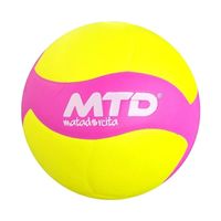 PELOTA PARA VÓLEY TALLA 5 PU MT- 410 MTD AMARILLO NEÓN FUCSIA